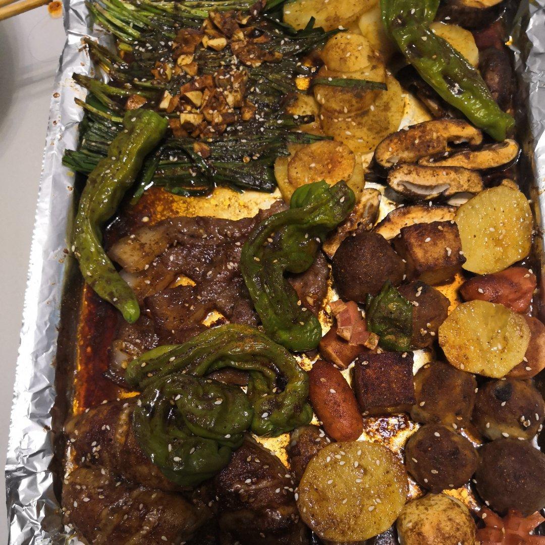 自制烤箱版烧烤，简单好吃过烧烤摊