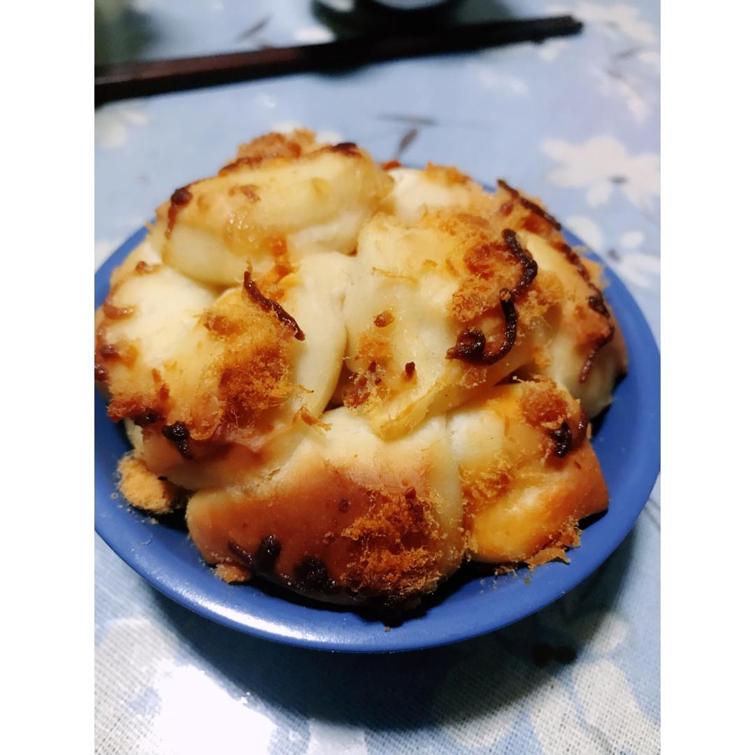 肉松手撕面包—超软会爆浆的面包哟