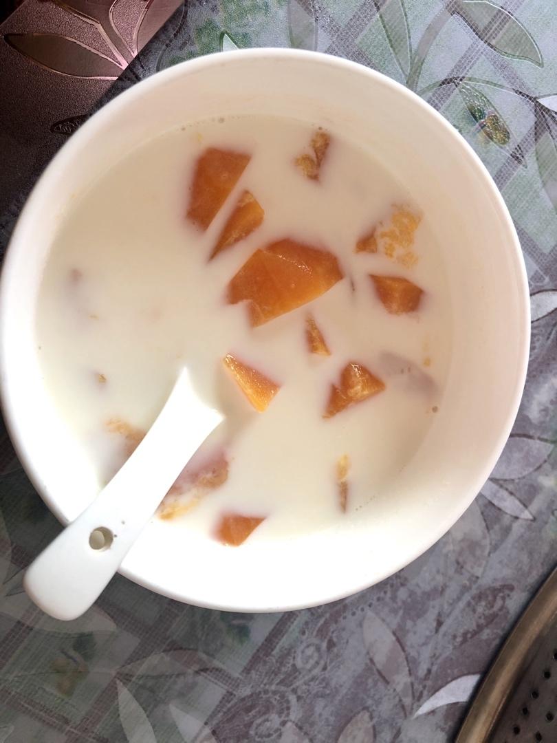 木瓜炖牛奶