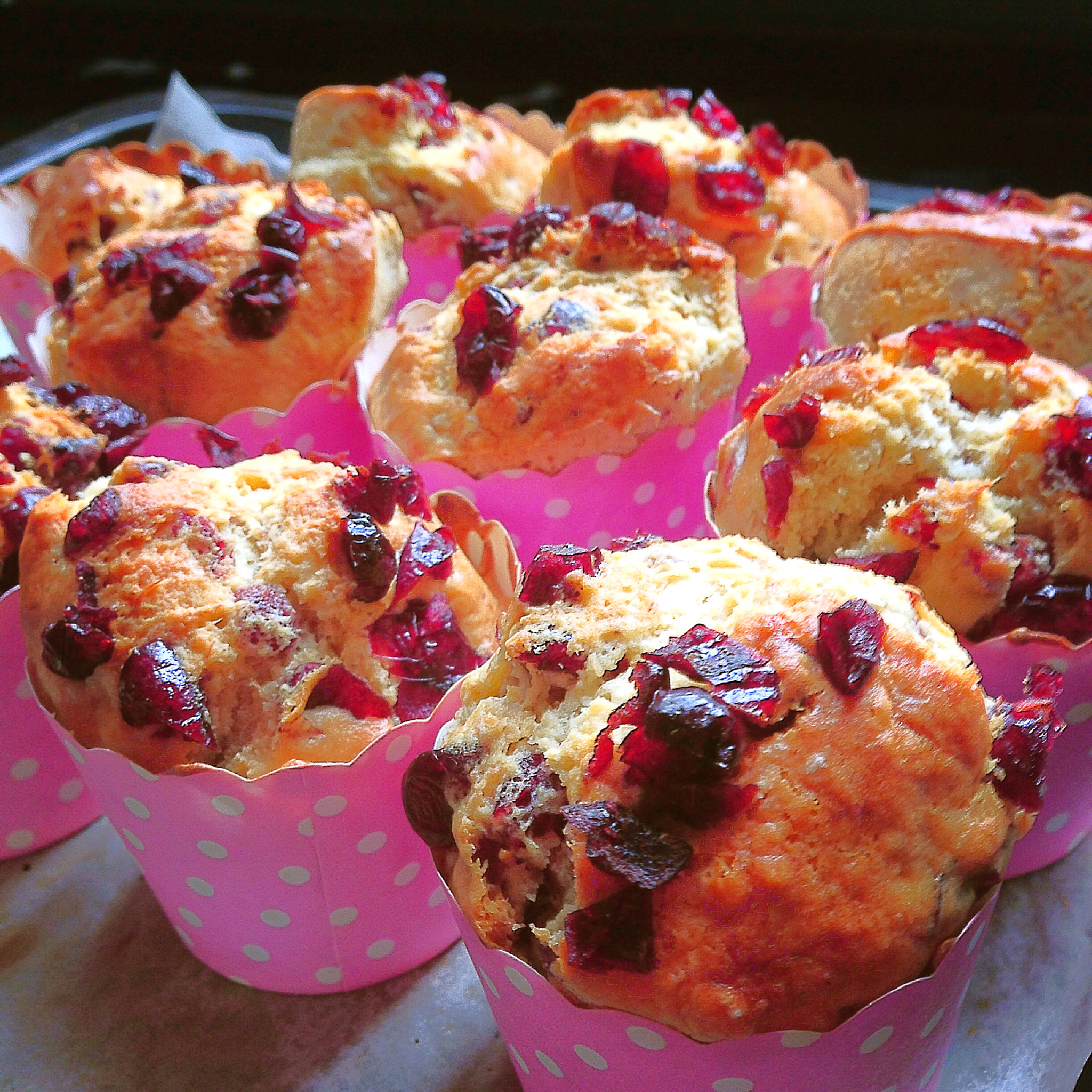 少女心的香蕉蔓越莓玛芬