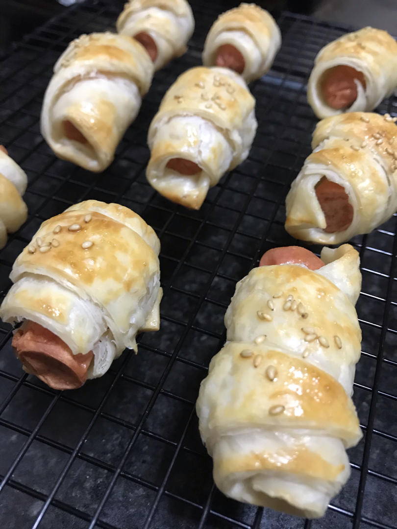 万能的手抓饼～孩子都能做的火腿可颂