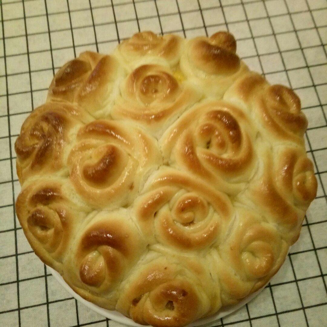 玫瑰花面包