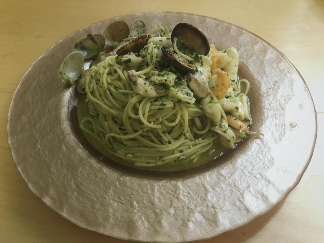 青酱海鲜意大利面
