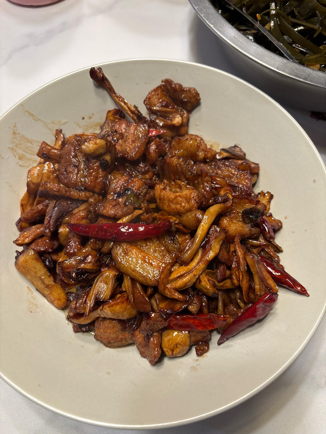 干松茸炒肉