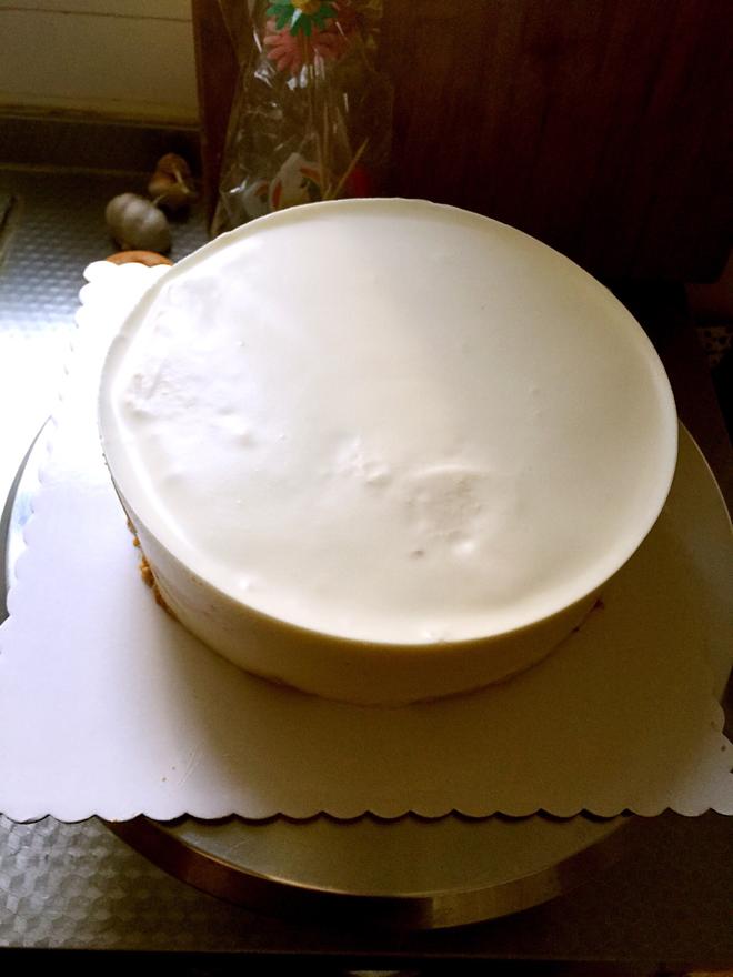 酸奶慕斯蛋糕（八寸）的做法