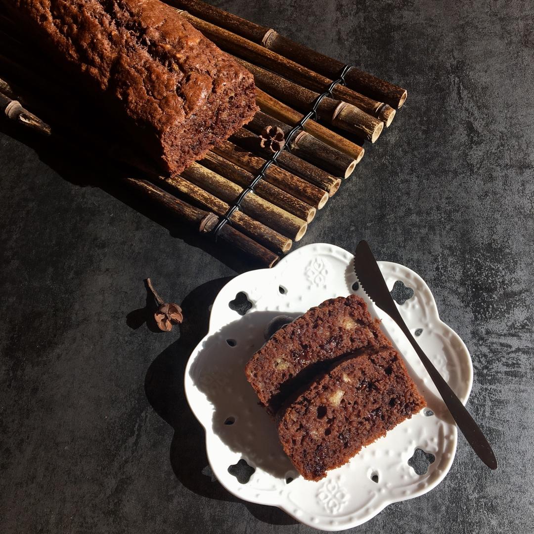 可能是最好吃的香蕉巧克力蛋糕