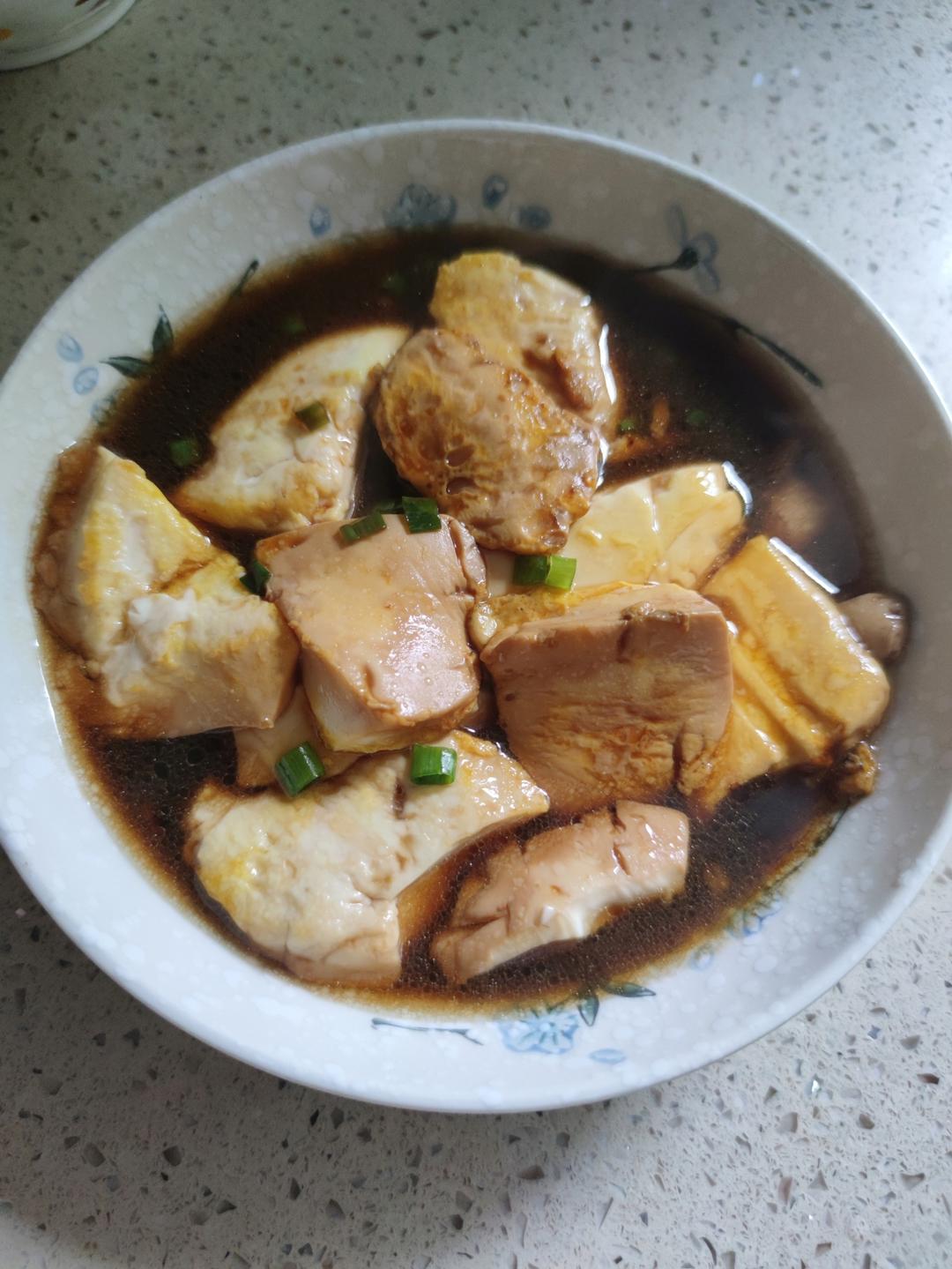 蚝油嫩豆腐