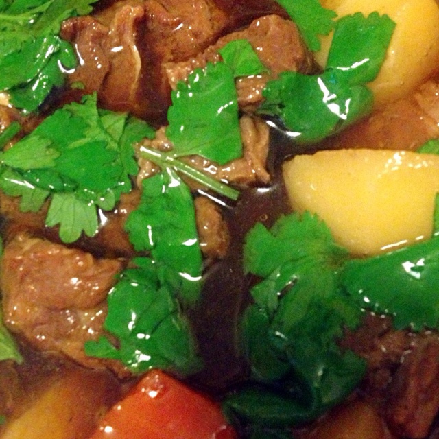 土豆炖牛肉