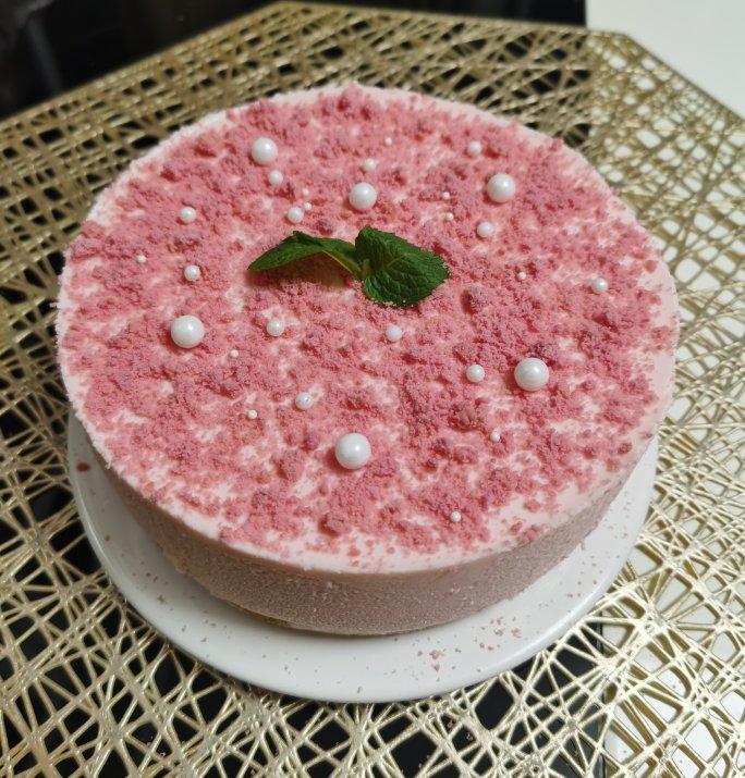 粉色少女心❗️吃一口就爱上的巧克力慕斯