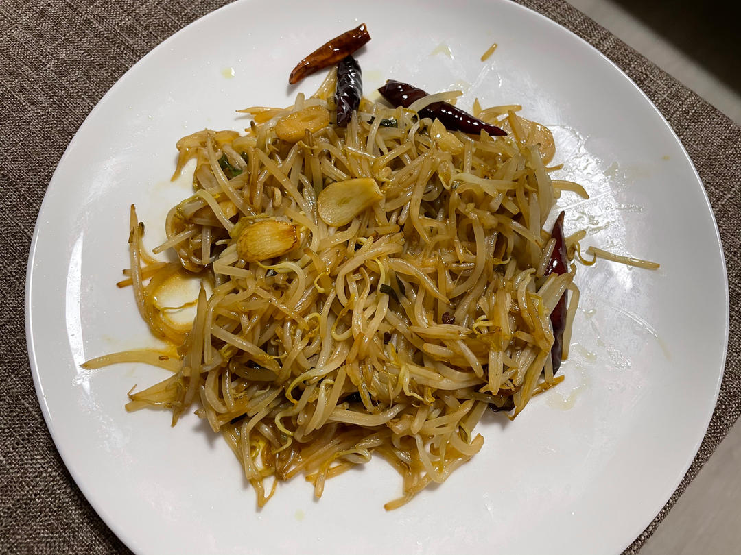 不放肉🌸超好吃的炒绿豆芽🌸