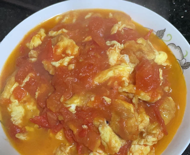 番茄鸡蛋（汤汁浓厚）的做法