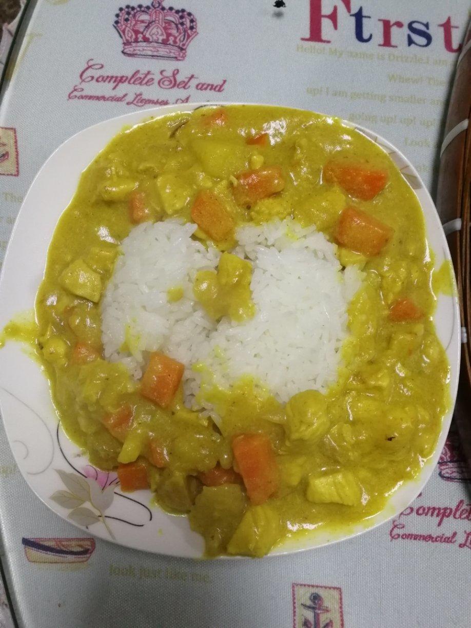 咖喱鸡饭