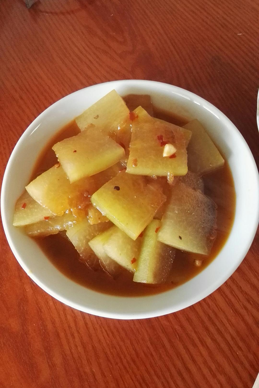 anniebiu做的好吃又简单的炖冬瓜