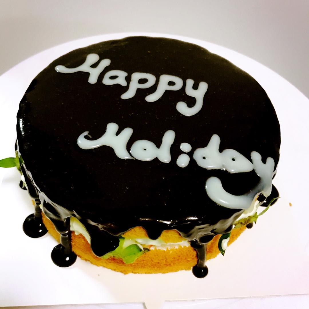 （视频菜谱）滴落巧克力蛋糕