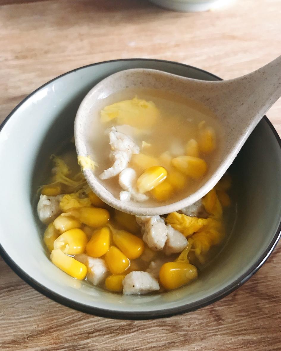 信之介sama与卤肉饭做的鸡茸玉米羹