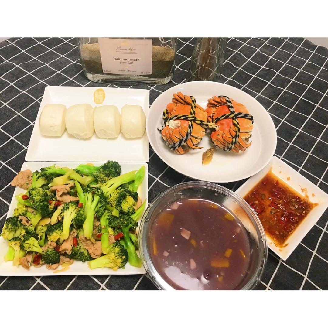 西兰花炒肉片