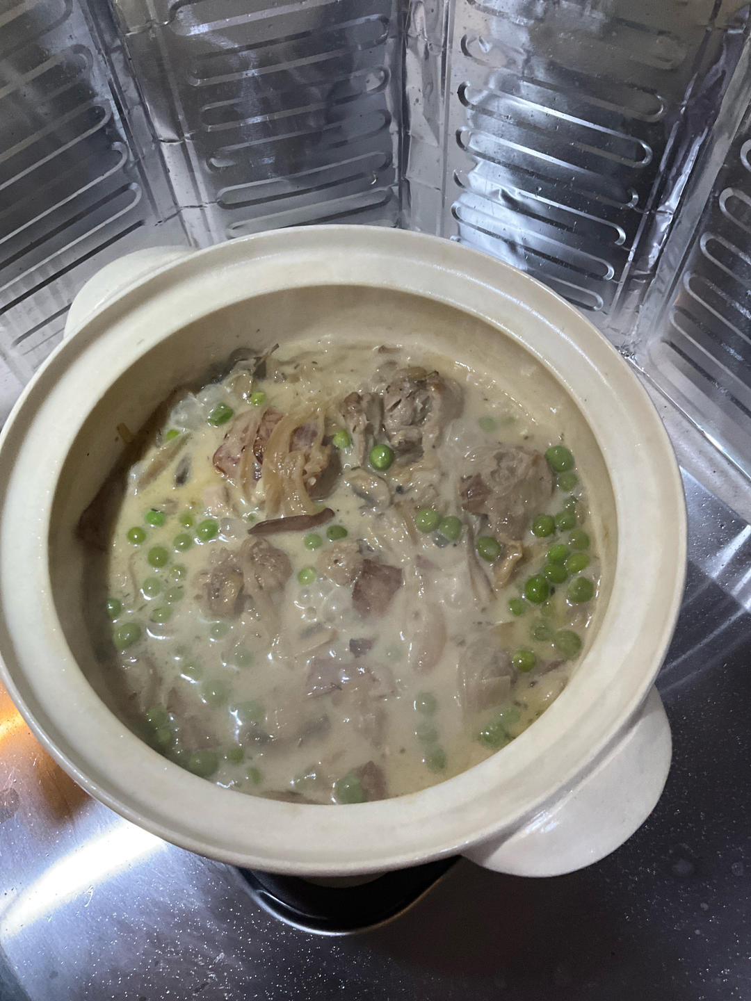 法式白葡萄酒炖鸡腿