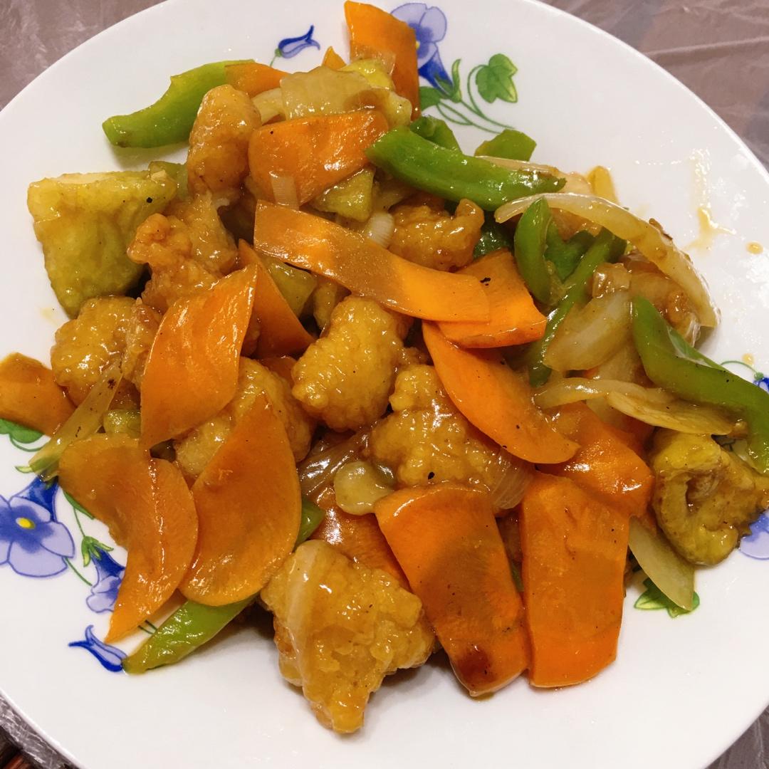 溜肉段烧茄子（东北硬菜呀哈哈）