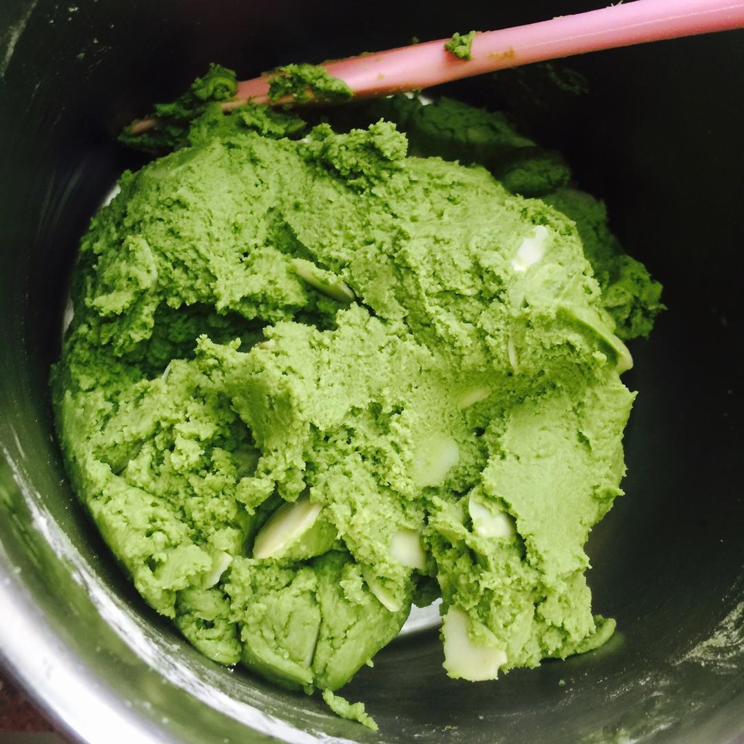 抹茶手作 | 抹茶杏仁饼干