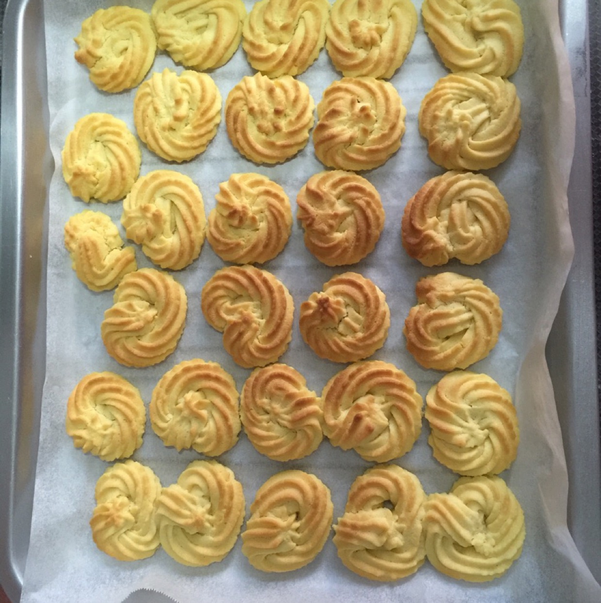 黄油曲奇（绝对成功的经验分享）