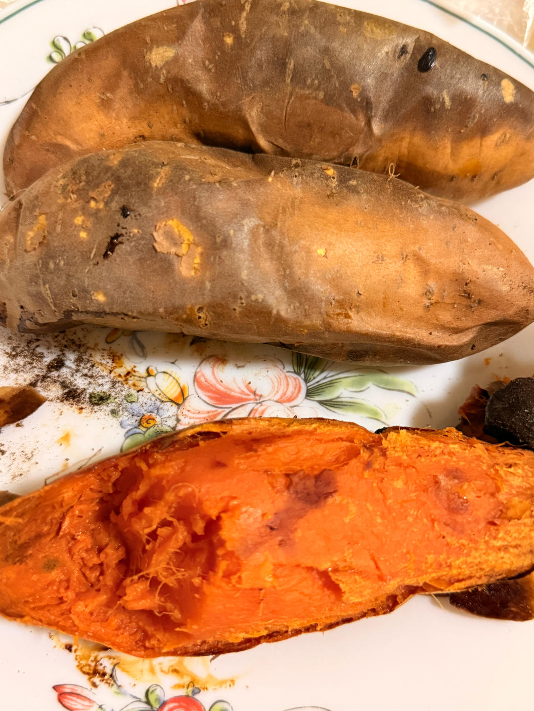 【糯唧唧的烤红薯】糖油四溢皮肉分离外糯里嫩吸溜着吃！