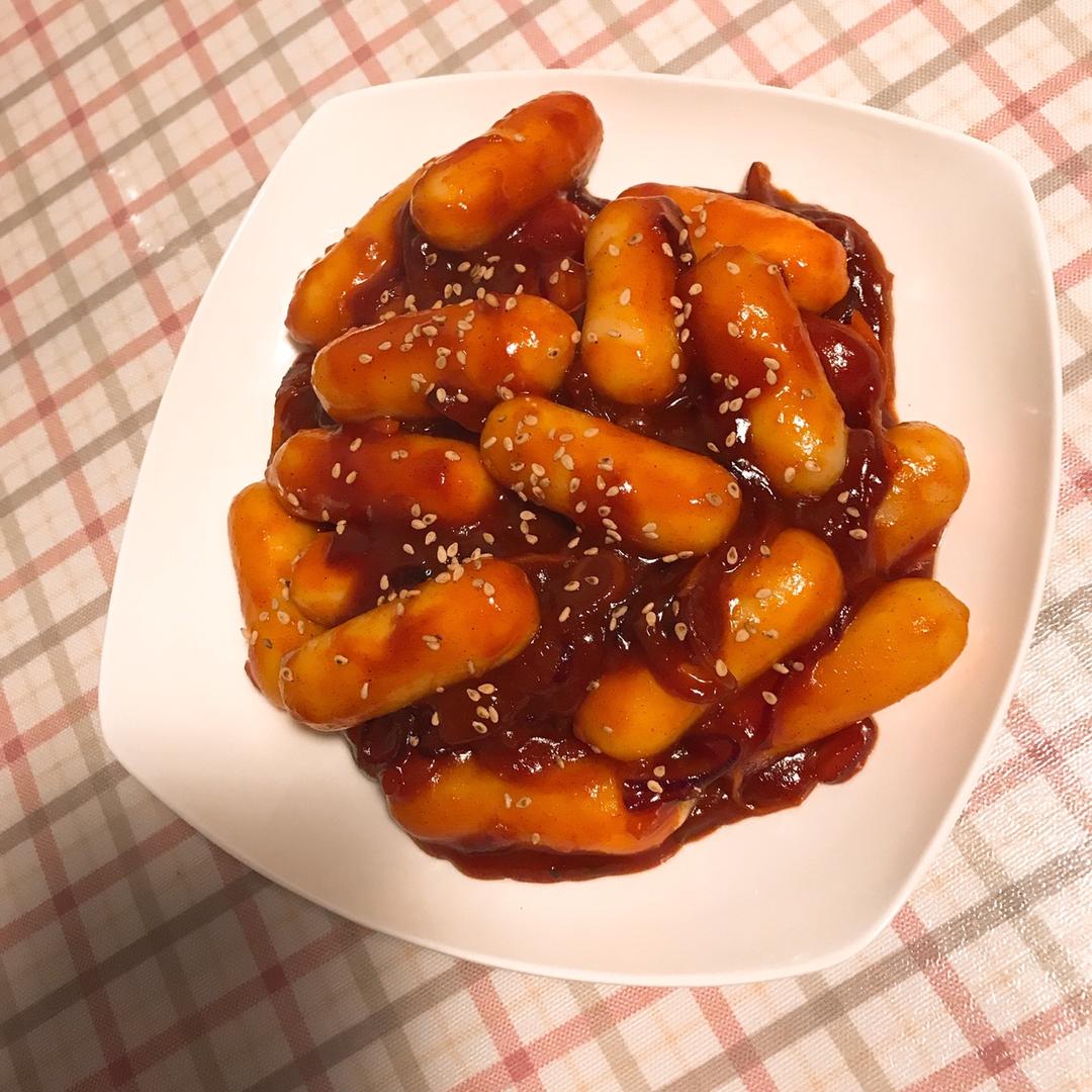 须臾小餮做的辣炒年糕