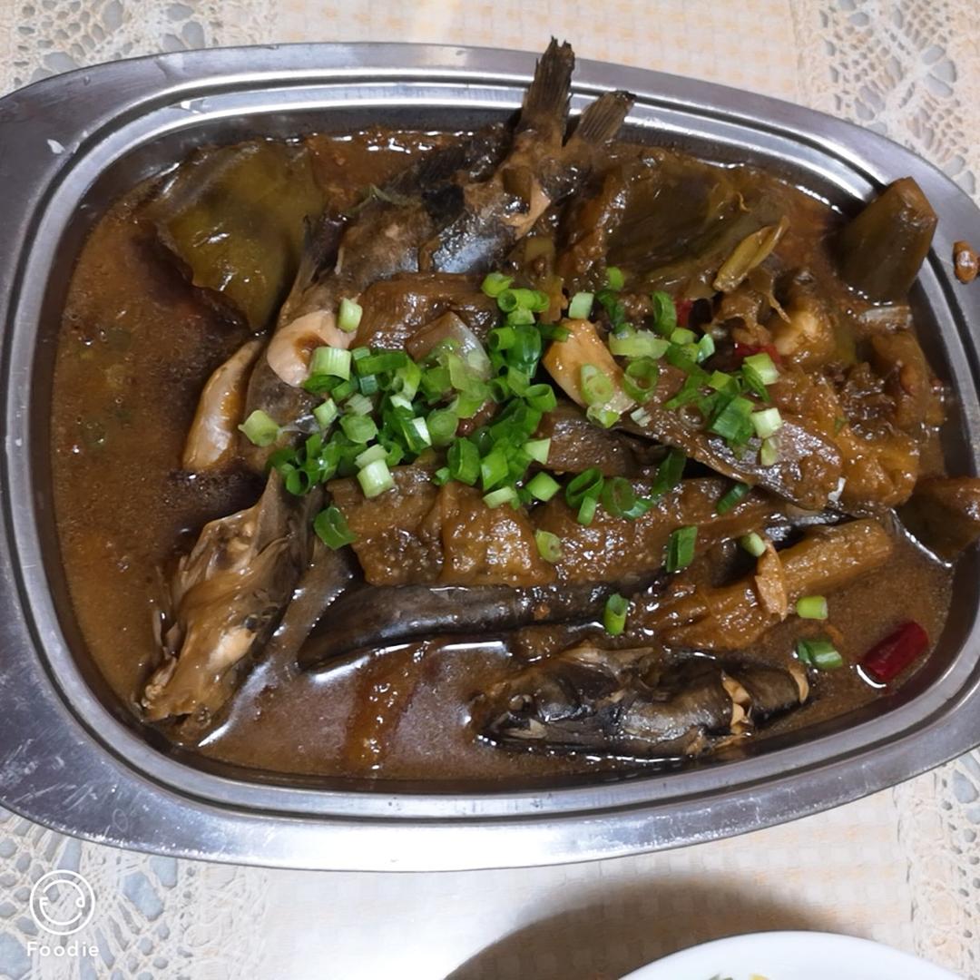 东北名菜，嘎牙鱼炖茄子