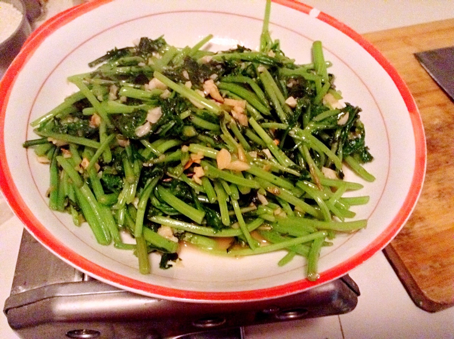 清炒茼蒿