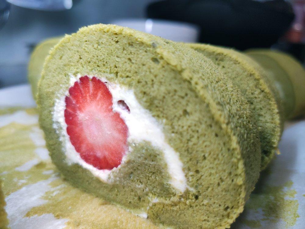 日式抹茶蛋糕卷