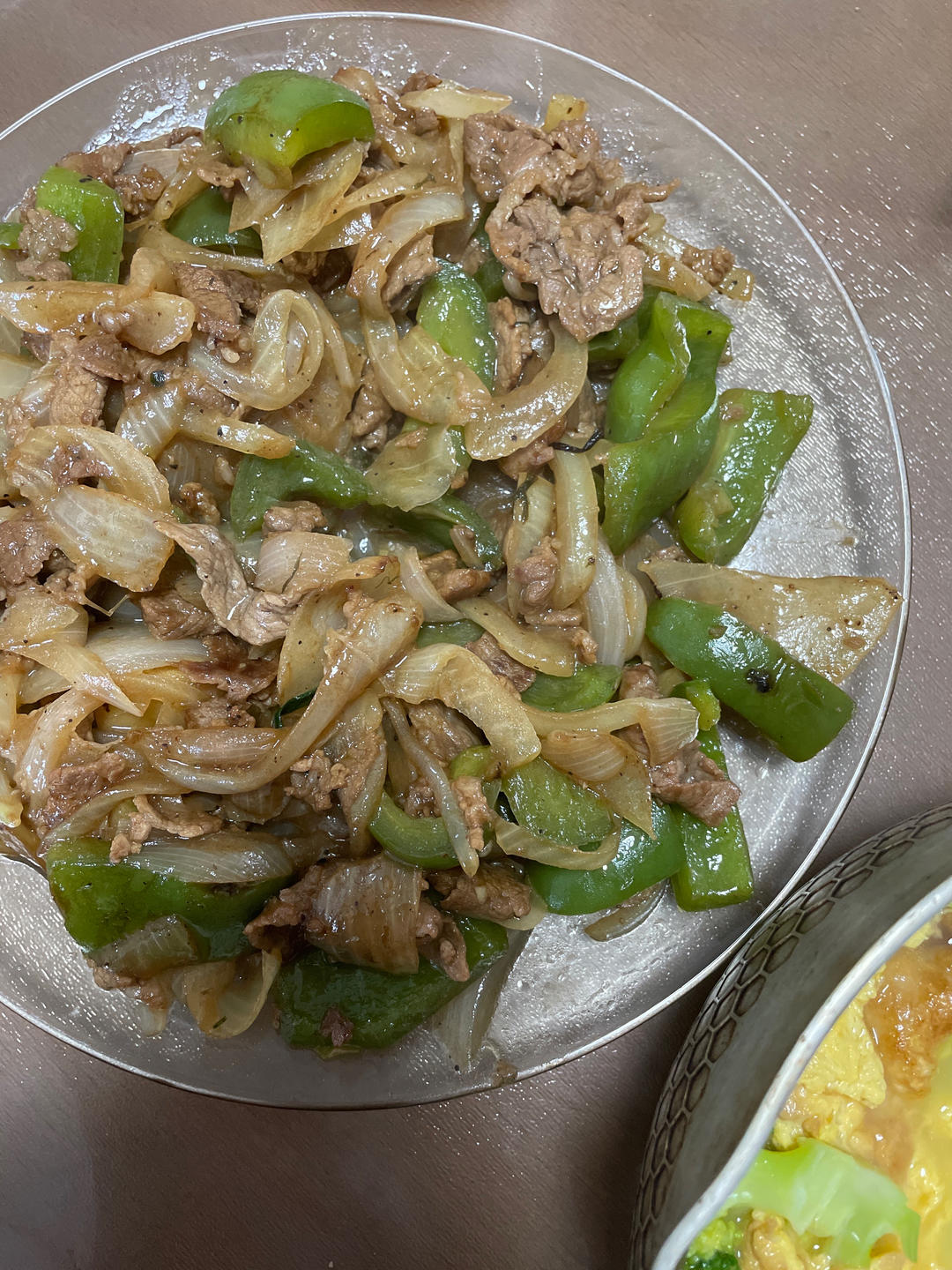 青椒洋葱炒牛肉丝