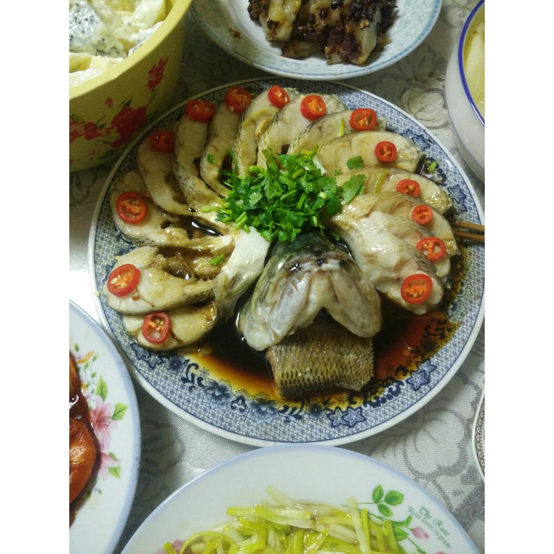 孔雀开屏清蒸鱼