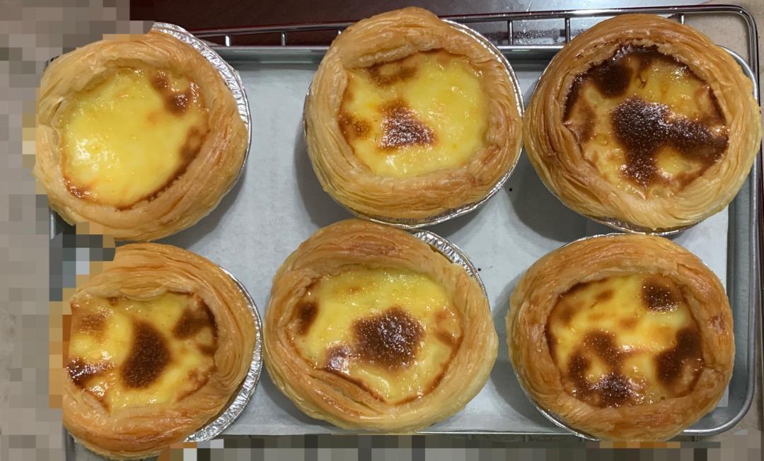 简易蛋挞「美的10L小烤箱」