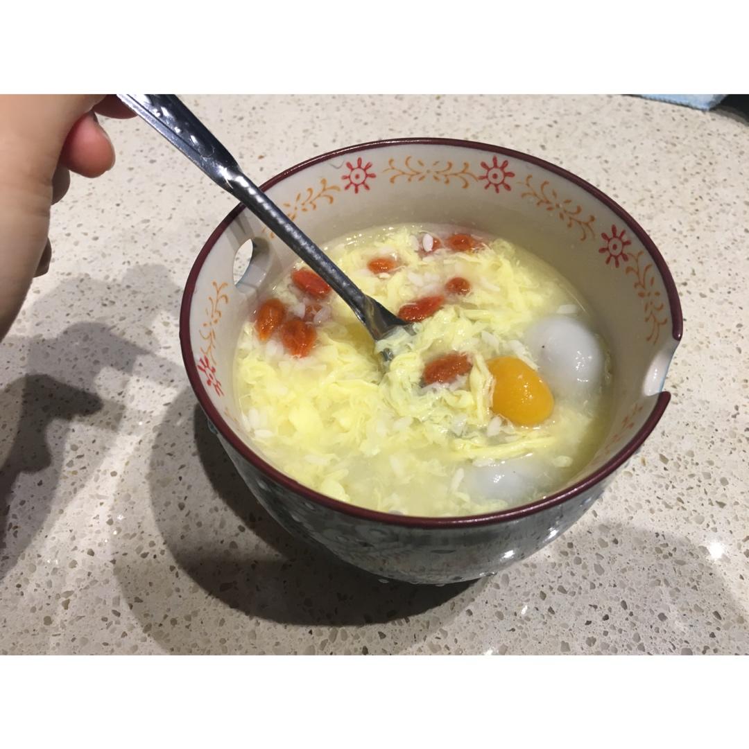 蛋花酒酿圆子
