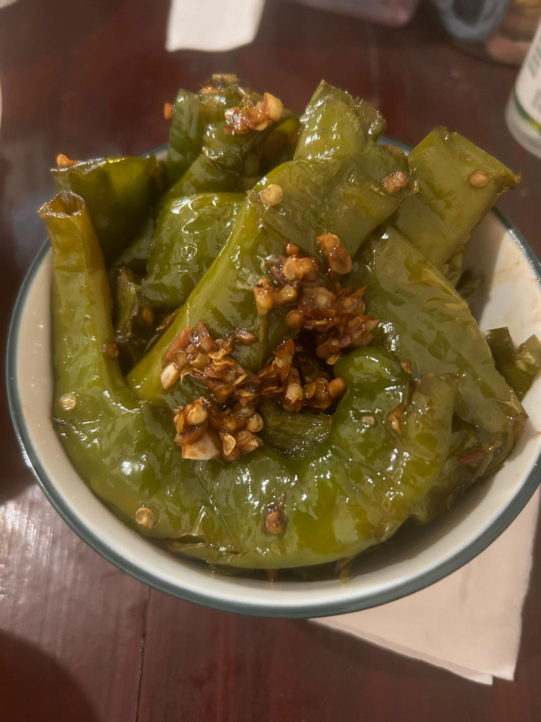 快手家常虎皮青椒