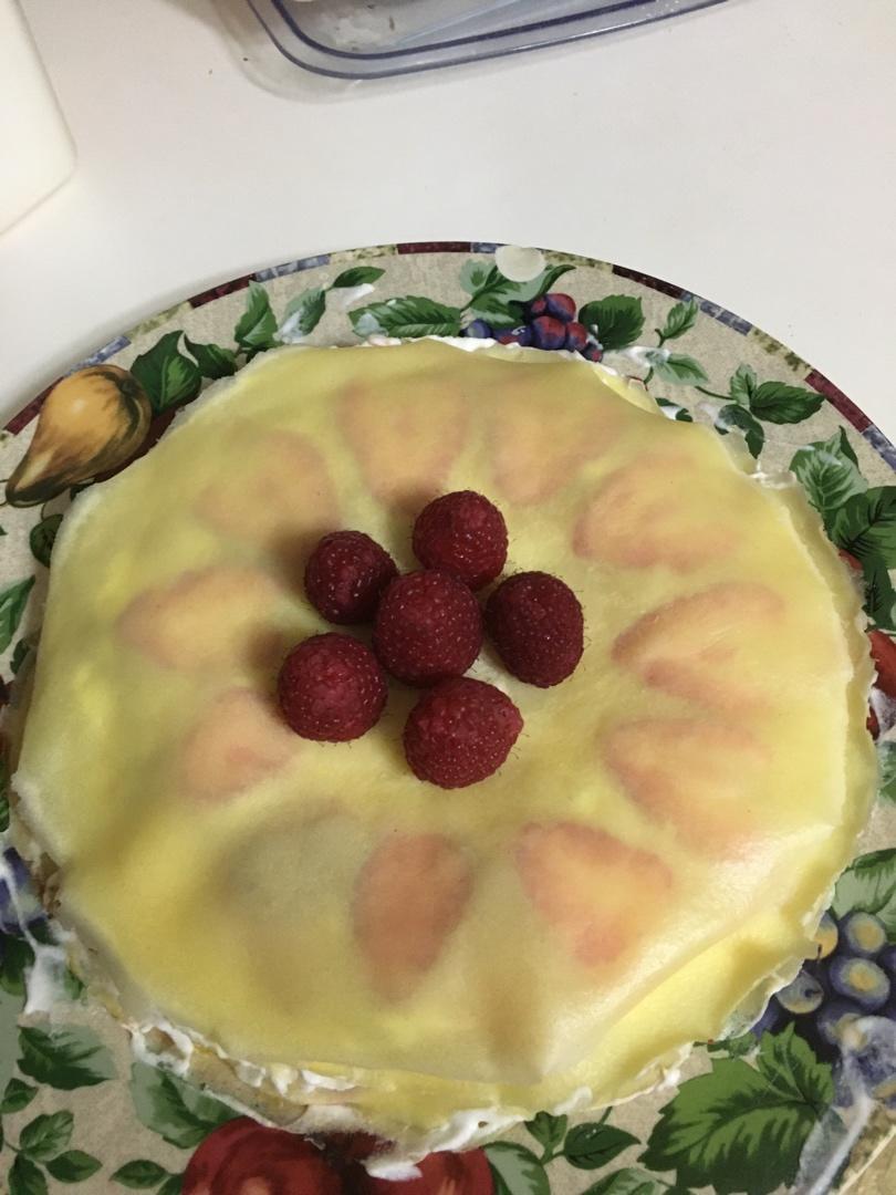 草莓千层饼