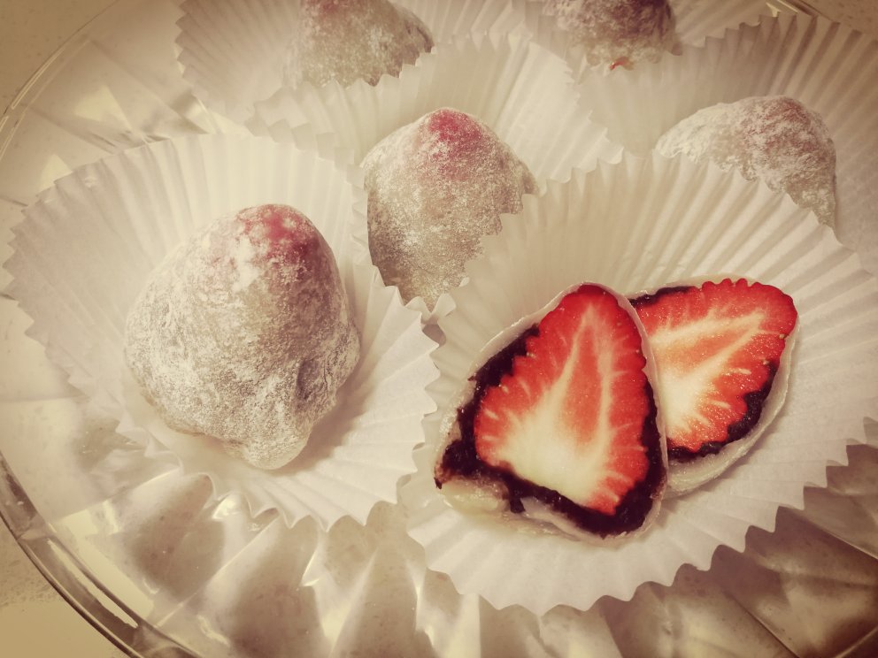 日式网红小点心 草莓大福🍓超简单
