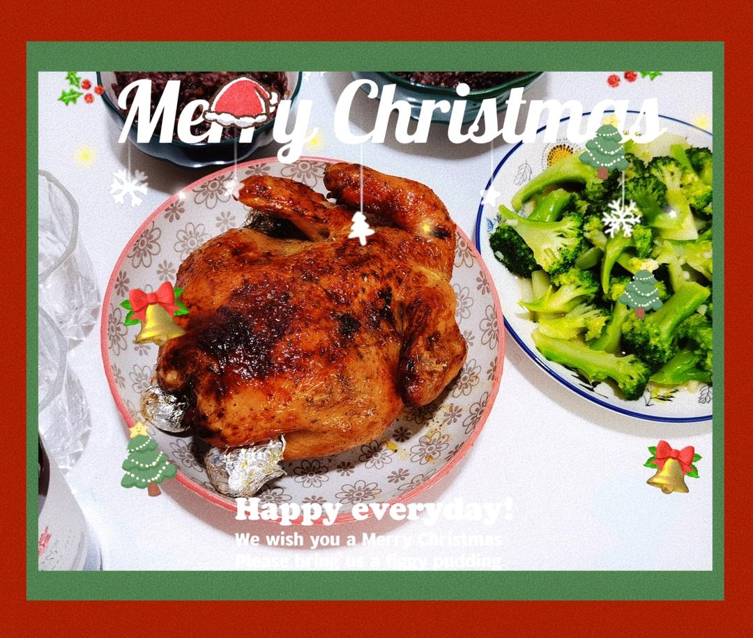 烤鸡「空气炸锅」