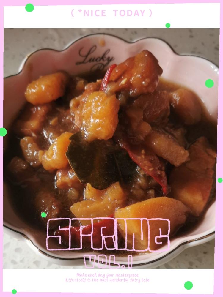 红烧肉焖土豆的做法