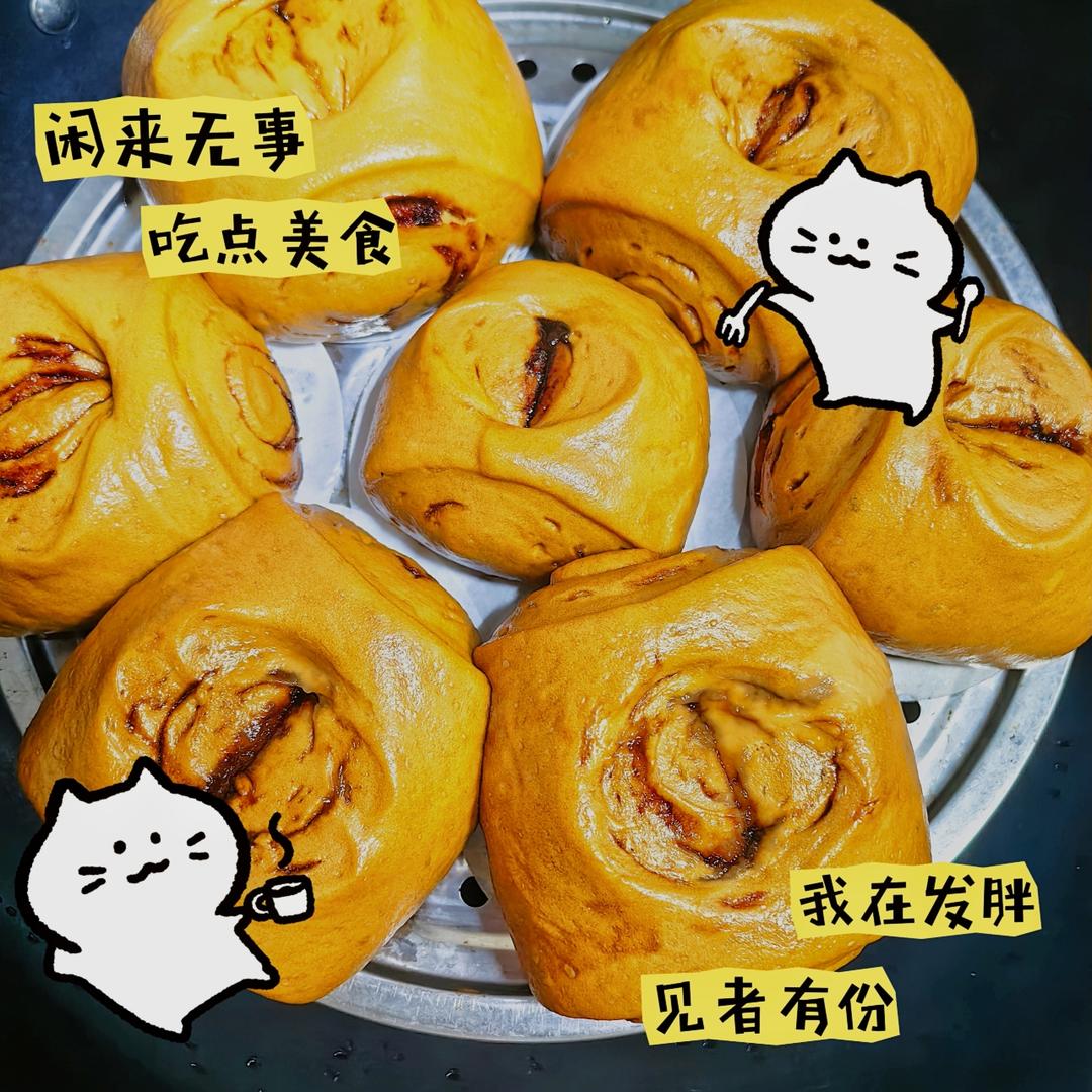 红糖手撕馒头（一次发酵）