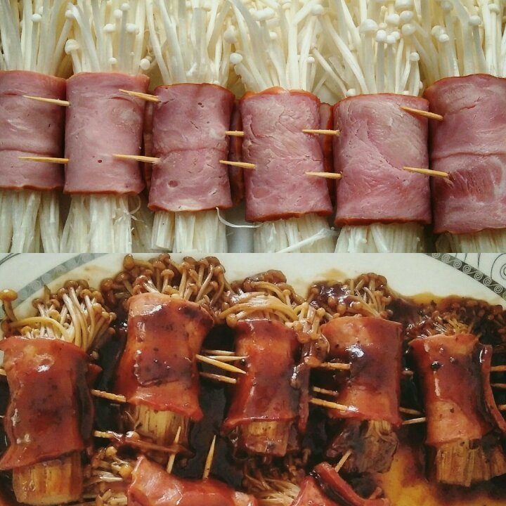 金针菇培根卷