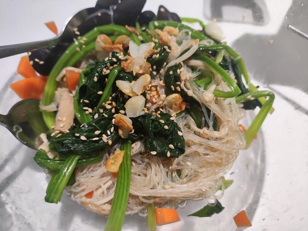万能凉拌菜料汁（凉拌菠菜粉丝）
