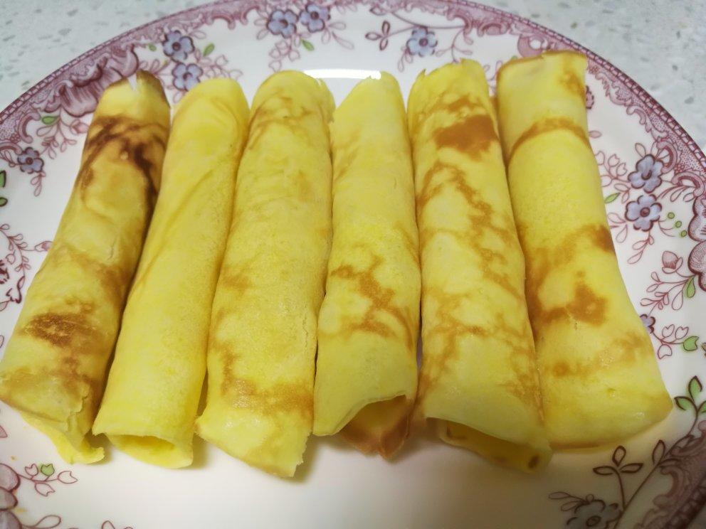 平底锅版原味蛋卷