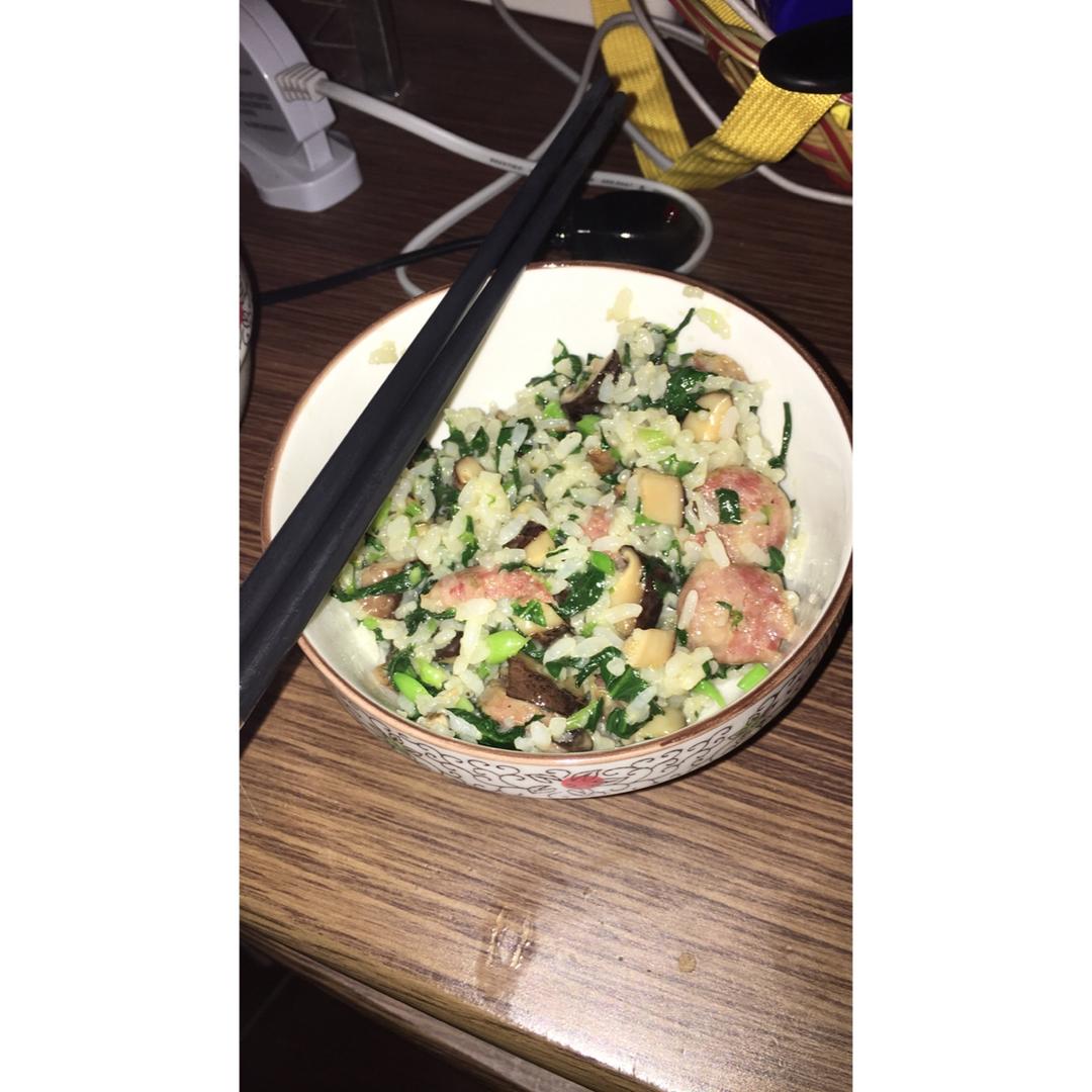 青菜炒饭
