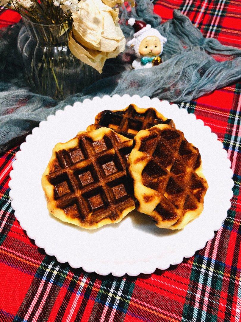 焦糖比利时华夫饼