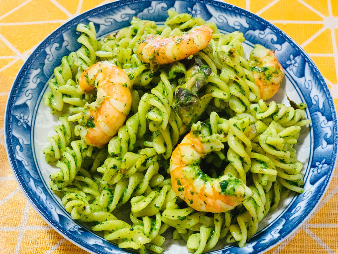 健康低卡吃意面——菠菜意大利面