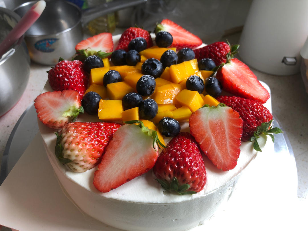 超柔软6寸戚风蛋糕(附8寸配方)零失败 超详细‼️含操作视频