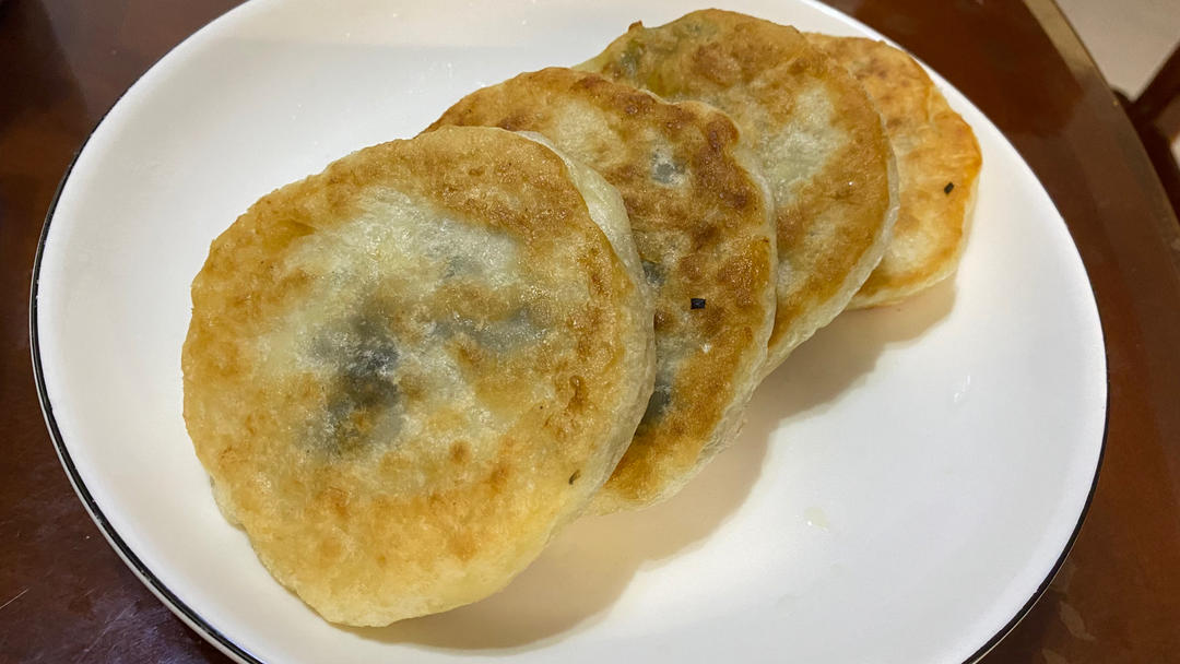 不用揉面的发面韭菜饼