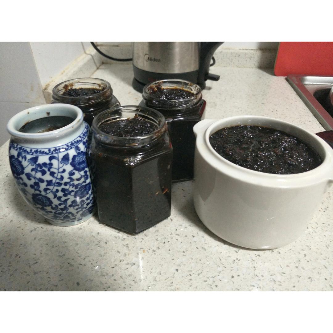 黑糖红枣枸杞姜母茶酱