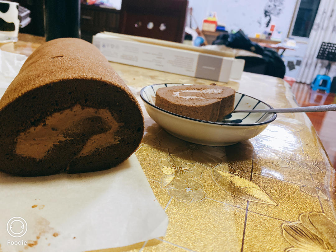 巧克力摩卡蛋糕卷