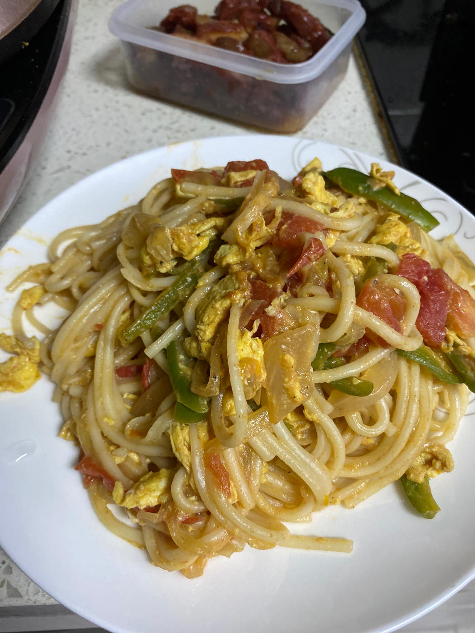 【小高姐】炒拉条子 记忆中西红柿汁裹着的那碗粗面条